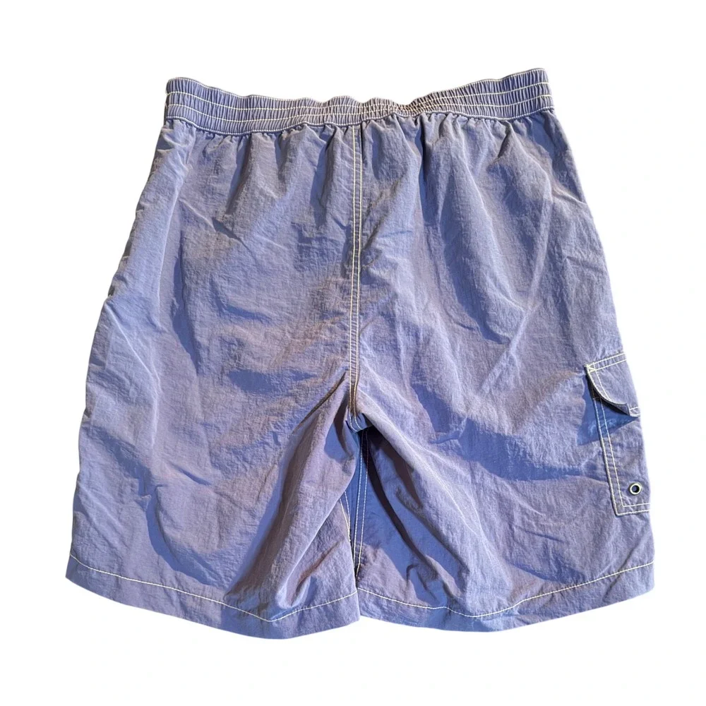 Polo Ralph Lauren Swim Trunks Mens Small Blue Cargo Board Shorts Pony Logo